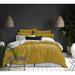 Wade Logan® Wasson Plush Comforter Set Polyester/Polyfill in Yellow | Super King Comforter + 2 Shams + 2 Throw Pillows | Wayfair