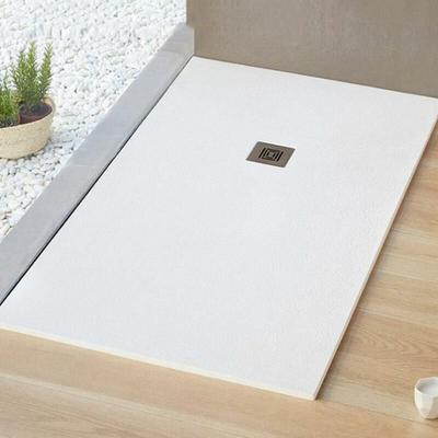 Extra flache Duschwanne logic Schieferoptik weiss 70 x 100 cm Image