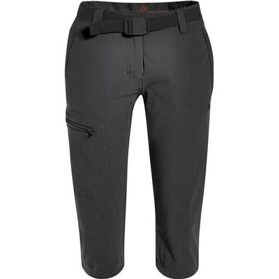 MAIER SPORTS Damen Hose Inara slim 3/4, Größe 38 in Schwarz