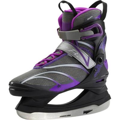 TECNOPRO Damen Eishockeyschuhe Cyclone L, Größe 39 in Schwarz/Lila/Grau