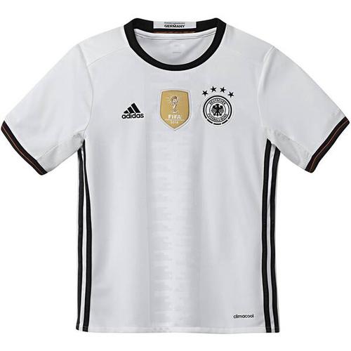 ADIDAS Kinder Fußballtrikot Home Trikot Deutschland EM 2016, Größe 152 in Weiß/Schwarz/Gold