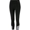 PUMA Damen 3/4 Tight Bold Graphic, Größe S in Schwarz/Weiß