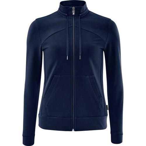 schneider sportswear Damen Wellness-Jacke DIADRAW-Jacke, Größe 46 in dunkelblau