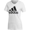 adidas Damen Logo Tee Essentials Sportmode T-Shirt, Größe M in Grau