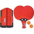 DONIC SCHILDKRÖT Tischtennis-Set (2x Schläger + 2 Bälle + 1 Flex Net), Größe - in Rot/Schwarz