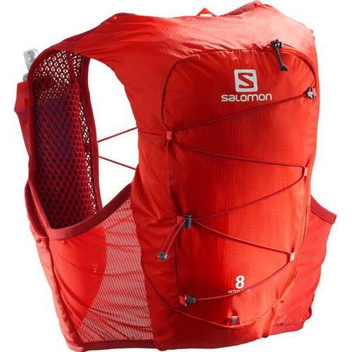 SALOMON Rucksack ACTIVE SKIN 8 SET, Größe M in Rot