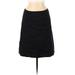 H&M Casual Skirt: Black Solid Bottoms - Women's Size 8