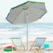 Arlmont & Co. Clarence 7.25' 7.25" Beach Umbrella Metal | 84 H in | Wayfair 0CCBD616A6224EE48908C7B3765008AA
