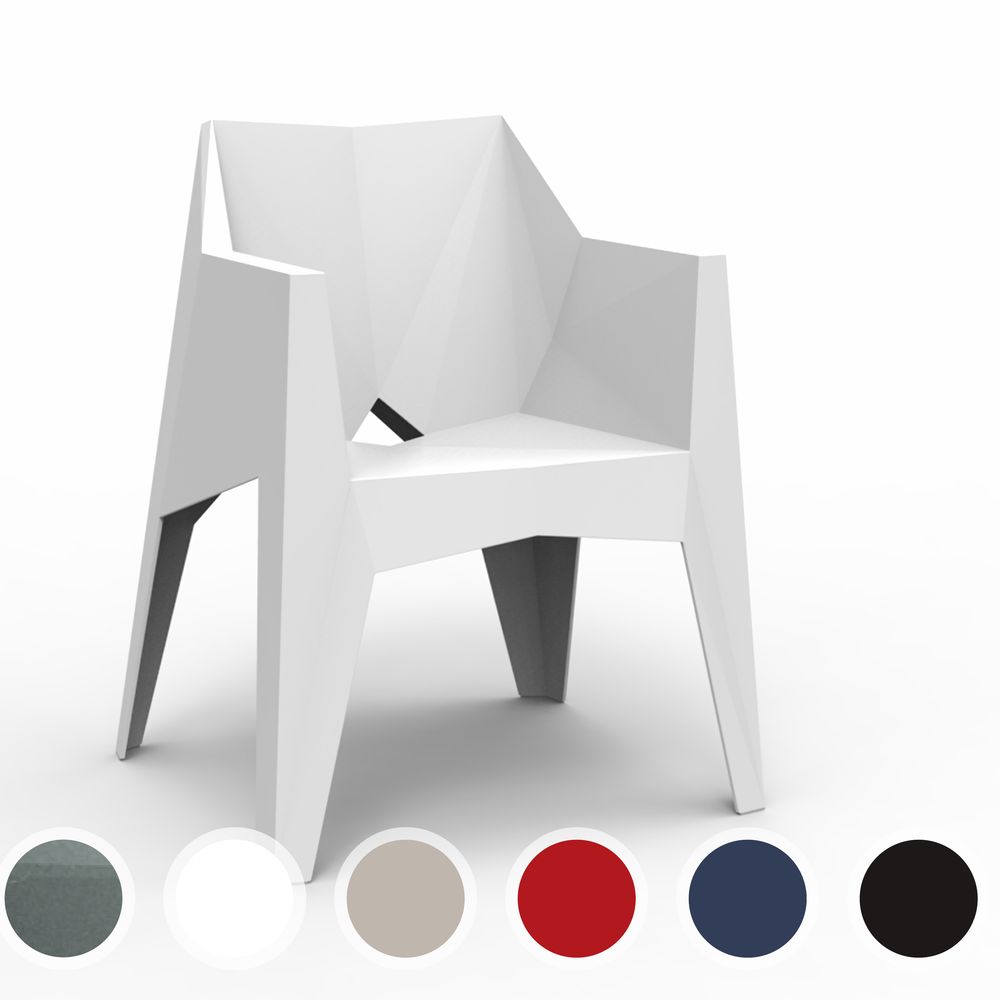 Vondom »VOXEL« Outdoor Sessel Basic matt / Black