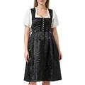 Stockerpoint Damen Dirndl Odette Kleid für besondere Anlässe, schwarz, 54