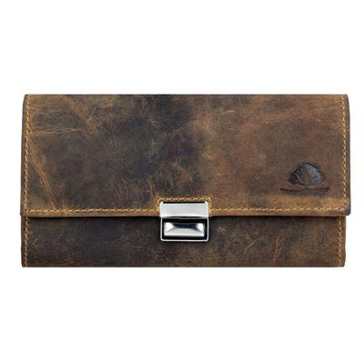 Greenburry Vintage Geldbörse Leder 17 cm brown Braun Herren Image