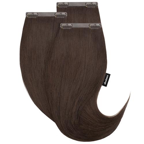 Desinas - Echthaar Extensions dunkelbraun Haarextensions 1 ct