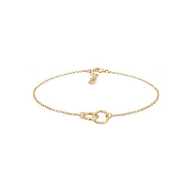Elli Fußkettchen Geo Kreise Basic Minimal 925 Silber 22 Damen Image