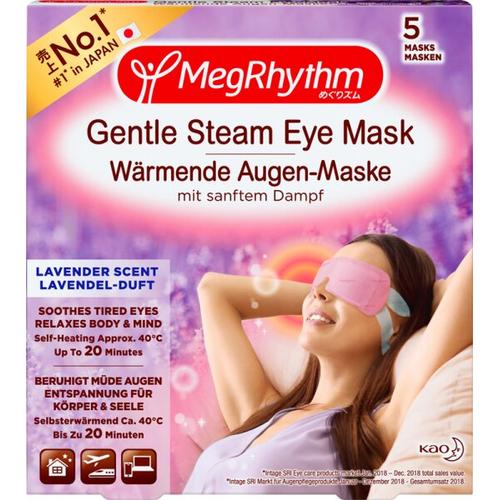 MegRhythm Wärmende Augen-Masken – Lavendel-Duft – 5 Stk.