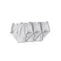 Men's Big & Tall Classic Cotton Briefs 3-Pack by KingSize in White (Size 6XL) Underwear