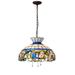 Canora Grey Hathcock 3 - Light Single Dome Pendant Glass in Brown | 12.5 H x 20 W x 20 D in | Wayfair 687905EBC56B49DEB153BD5B33B72345