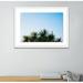 Four Hands Art Studio Palm Trees by Oliver Cole - Picture Frame Photograph Print Plastic in Blue/Green | 34 H x 48 W x 2.5 D in | Wayfair