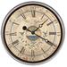 Ophelia & Co. Eliason Analog Wall Clock Wood/Metal in Brown | 18 H x 18 W x 1.5 D in | Wayfair 4EDC2A88D9F04E0B9B9220A09355026B