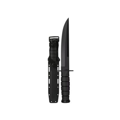 KA-BAR Knives Ka-Bar Modified Tanto Knife Fixed Blade 12.75in 1095 Cro-Van Steel Kraton G Handle Black 12.75 1266