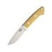 Bark River Featherweight Hunter Fixed Blade Knife 3.125in Antique Ivory Micarta Handle 02 140MAI