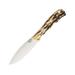 Bark River Canadian Special Stag Fixed Blade Knife 4.25in Standard Edge Satin Antique Stag Bone Handle 03-123BAS