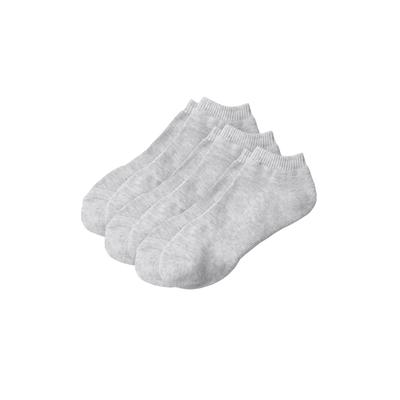 Plus Size Women's Ankle Socks by Comfort Choice in Heather Grey (Size 2X) Tights