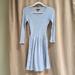 American Eagle Outfitters Dresses | American Eagle Gray Sweater Mini Dress Size Xs | Color: Gray | Size: Xs