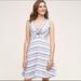 Anthropologie Dresses | Anthropologie Maeve Bon Vibant Dress | Color: Blue/White | Size: 0