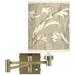 Laurel Court Antique Brass Swing Arm Wall Lamp