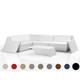 Vondom »REST« Outdoor Modul Seiten-Modul rechts / Basic matt / Taupe / B 116 x H 74 x T 105 cm