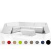 Vondom »REST« Outdoor Modul Seiten-Modul rechts / Basic matt / White / B 116 x H 74 x T 105 cm