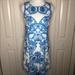 Anthropologie Dresses | Anthropologie Aryeh Blue And White Shift Dress | Color: Blue/White | Size: S