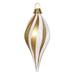 Mercury Row® Candy Glitter Drop Ornament Plastic in White/Yellow | 12 H x 6 W x 6 D in | Wayfair 080A9C20565147E6949C308CA51E2674