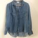 Anthropologie Tops | Anthropologie Cloth And Stone Chambray Shirt | Color: Blue | Size: S