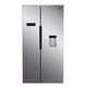 Hoover HHSBSO6174XWDK Freestanding American Fridge Freezer, Total No Frost, 521L Total Capacity, 90.2cm Wide, No Plumbing Water Dispenser, Stainless Steel