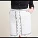 Anthropologie Skirts | Anthropology Dolan Tulley Textured Mini Skirt | Color: Black/White | Size: S