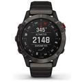 Garmin Fenix 6 Pro Solar Edition Titanium Carbon Grey DLC Bracelet Smartwatch 010-02410-23