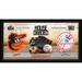 Baltimore Orioles vs. New York Yankees Framed 10" x 20" House Divided Baseball Collage