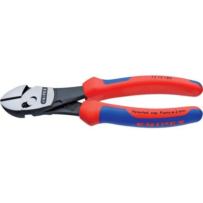 Sodise - Knipex TwinForce 73 72 180 Werkstatt Kraft-Seitenschneider mit Facette 180 mm