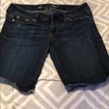American Eagle Outfitters Shorts | American Eagle Denim Bermuda Shorts | Color: Blue | Size: 8