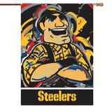 Pittsburgh Steelers 29'' x 43'' Double-Sided Justin Patten House Flag