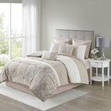 510 Design King 8 Piece Comforter Set in Blush - Olliix 5DS10-0223