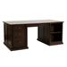 Tuscan Double Pedestal Desk - Dark Walnut - Ballard Designs - Ballard Designs