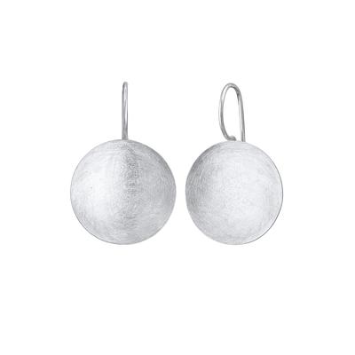 Nenalina Basic Geo Kreis Brushed Trend 925 Silber silberfarben Damen Image