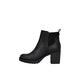 ONLY Damen Chelsea Boots mit Absatz | Ankle Stiefeletten Schuhe | Bootie Stiefel ohne Verschluss ONLBARBARA, Farben:Schwarz, Größe:39 EU