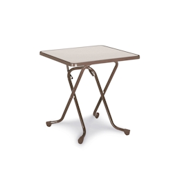 BEST Scherenklapptisch eckig 67x67cm braun 26527010 Image