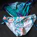 Converse Swim | 2 Bikini Bottoms | Color: Blue/Green/Purple/White | Size: S