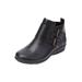 Extra Wide Width Women's The Amberly Shootie by Comfortview in Black (Size 9 WW)