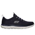 Skechers Men's Summits - Louvin Sneaker | Size 9.5 | Navy | Textile/Synthetic | Machine Washable