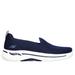 Skechers Women's GO WALK Arch Fit - Grateful Sneaker | Size 8.5 | Navy/White | Textile/Synthetic | Vegan | Machine Washable